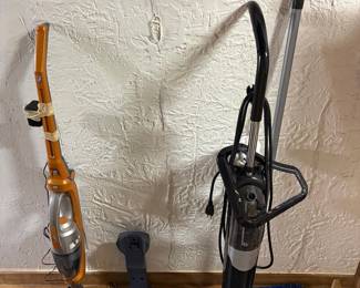 Easy Home Orange Cordless Stick Vacuum and Crofton Steam Mop