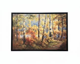 Autumn Forest Landscape Painting