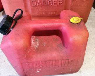 Assorted Plastic Fuel and Kerosene Cans