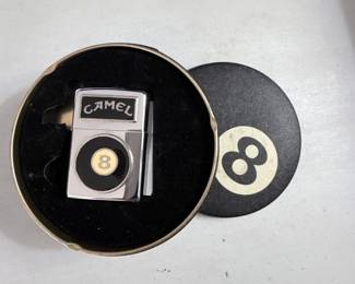 Vintage 1994 Camel 8-Ball Zippo Lighter with Original Tin