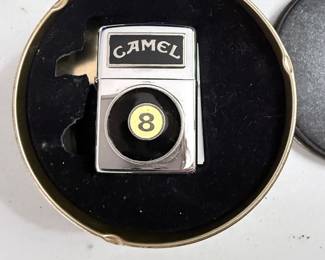 Vintage 1993/1994 Camel 8-Ball Zippo Lighter & Original Tin