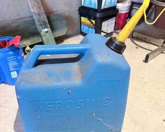 Assorted Plastic Fuel and Kerosene Cans