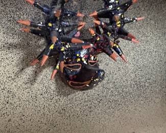 Folk Art Ceramic Insect Sculpture