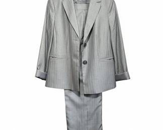 Le Suit Pinstripe Pant Suit