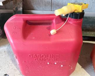 Assorted Plastic Fuel and Kerosene Cans