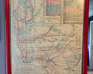 New York City Subway Map - April 15, 1990