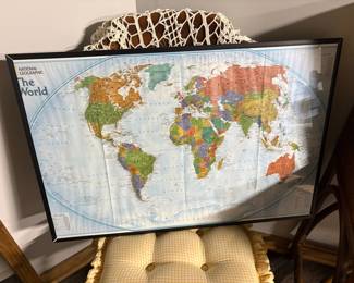 National Geographic The World Map