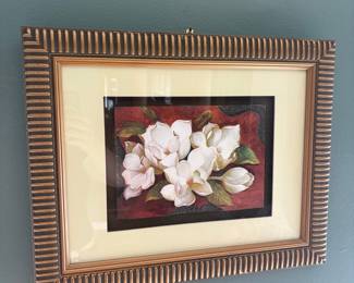 Framed Vivian Flasch "Magnolia Dream II" Print