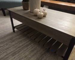 Taupe coffee table
