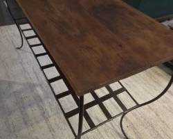 Wood and metal Hall/Sofa table