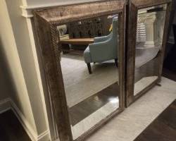 Twin, large contemporary/ traditional mirrors