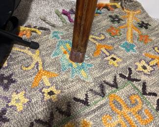 5’Lx 8’.6” includes fringe