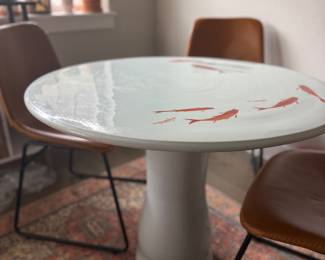 34.5” Diameter x 28.25" Height