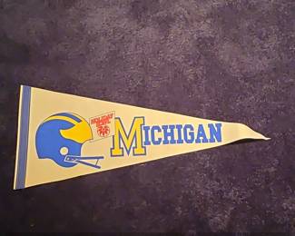 Michigan Wolverines Holiday Bowl Pennant