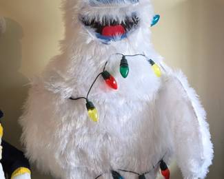 ProductWorks Inch Bumble the Abominable Snow Monster Plush with Christmas Lights