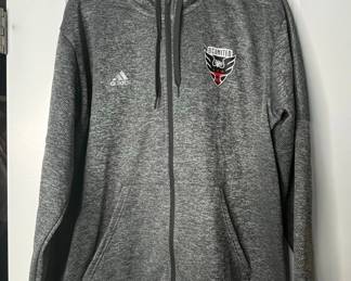Adidas DC United Soccer Club FullZip Hoodie