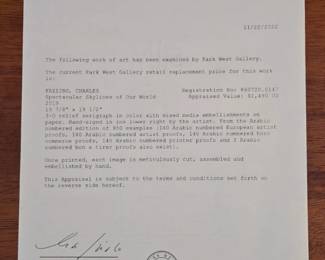 Charles Fazzino Spectacular Skylines of Our World Limited Edition 