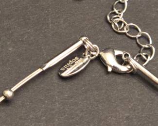 SOPHIE Paris Black Square Pendant Necklace second image