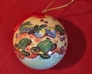Giftcorp Ceramic Christmas Ornament  Sea Turtle Hatchlings