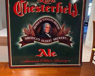 Lord Chesterfield Ale Tin Sign