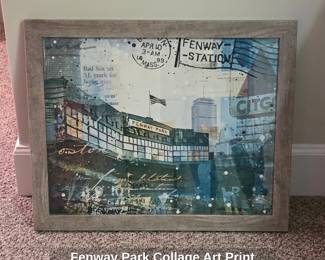 Fenway Park Collage Art Print