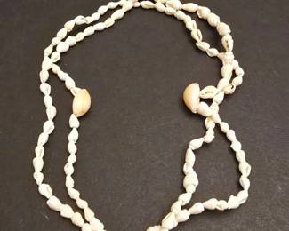 Double Strand Cowrie Shell Necklace