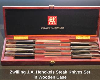 Zwilling J.A. Henckels Steak Knives Set in Wooden Case second image
