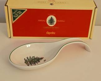 Spode Christmas Tree Spoon Rest