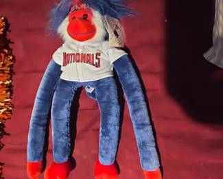 Washington Nationals Nationals Plush Monkey Toy
