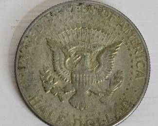 1966 Kennedy Half Dollar Coin 