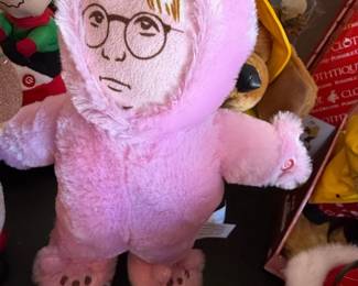 A Christmas Story Youll Shoot Your Eye Out Pink Bunny Suit Plush Toy