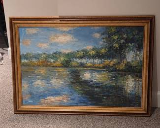 Impressionistic Landscape Oil Painting