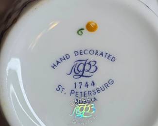 Imperial Porcelain Manufactory LFZ Cobalt Net Tea Set third image