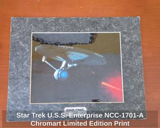 Star Trek U.S.S. Enterprise NCCA Chromart Limited Edition Print