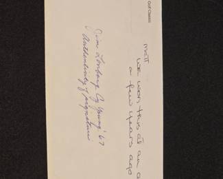 Official League Baseball Signed by Cy Young and Jim Lonborg fourth image