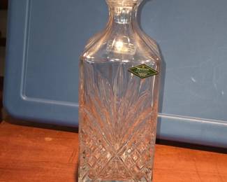 Shannon Crystal Designs of Ireland  Lead Crystal Decanter
