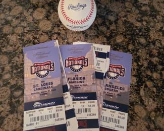 Washington Nationals Inaugural Season Ticket Package with Rawlings Baseball third image