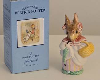 Beatrix Potter Flopsy Rabbit Figurine by Beswick or Royal Doulton
