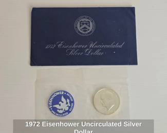 Eisenhower Uncirculated Silver Dollar
