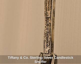 Tiffany  Co. Sterling Silver Candlestick Snuffer