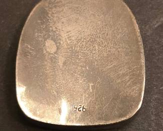 Sterling Silver and Moldavite Pendant Necklace third image