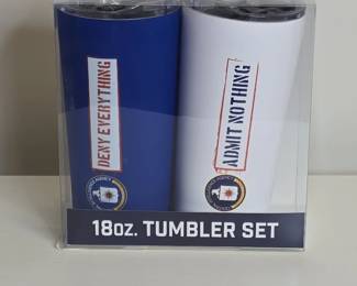 Central Intelligence Agency CIA Deny Everything or Admit Nothing Tumbler Set