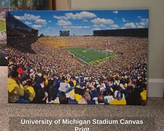 University of Michigan Stadium Canvas Print