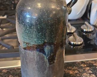 Stoneware Jug with Applied Handle