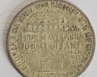 Booker T. Washington From Slave Cabin to Hall of Fame Commemorative Half Dollar 