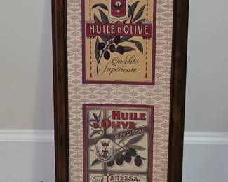 Vintage French Huile dOlive Advertising Art Print  Pichot  Paul Aresssa