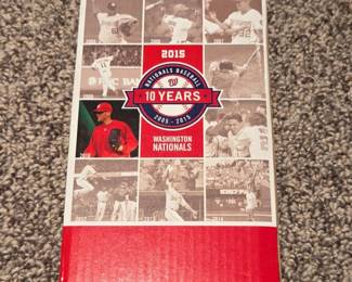 Washington Nationals tenth Anniversary Commemorative Box Set