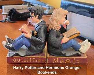 Harry Potter and Hermione Granger Bookends