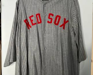 Mitchell  Ness Cooperstown Collection Babe Ruth Boston Red Sox Baseball Jersey