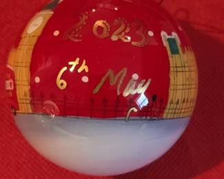 Coronation of King Charles III Commemorative Christmas Ornament